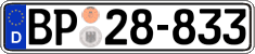 German license plate, Authorities and federal agencies