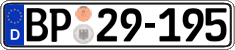 German license plate, Authorities and federal agencies