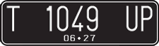 License plate of Indonesia, Regular plates