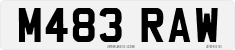 License plate of the United Kingdom, 1983 year system