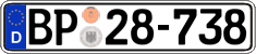 German license plate, Authorities and federal agencies