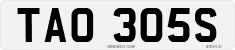 License plate of the United Kingdom, 1963 year system