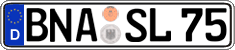 German license plate, Regular plates