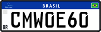 License plate of Brazil, Private owners (Mercosul)