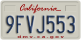 California, Passenger Car (1ABC234)