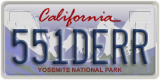 California, Vanity Plates