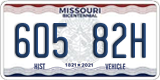 Missouri, Historic Vehicle (123 45H)