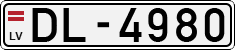 License plate of Latvia, Regular car plates