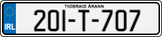 License plate of Ireland, Regular plates