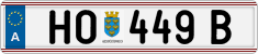 License plate of Austria, Regular plates