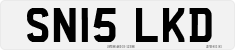 License plate of the United Kingdom, 2001 year system