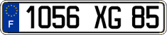 French license plate, FNI
