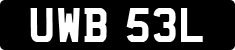 License plate of the United Kingdom, 1963 year system