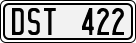 License plate of Sweden, Regular plates