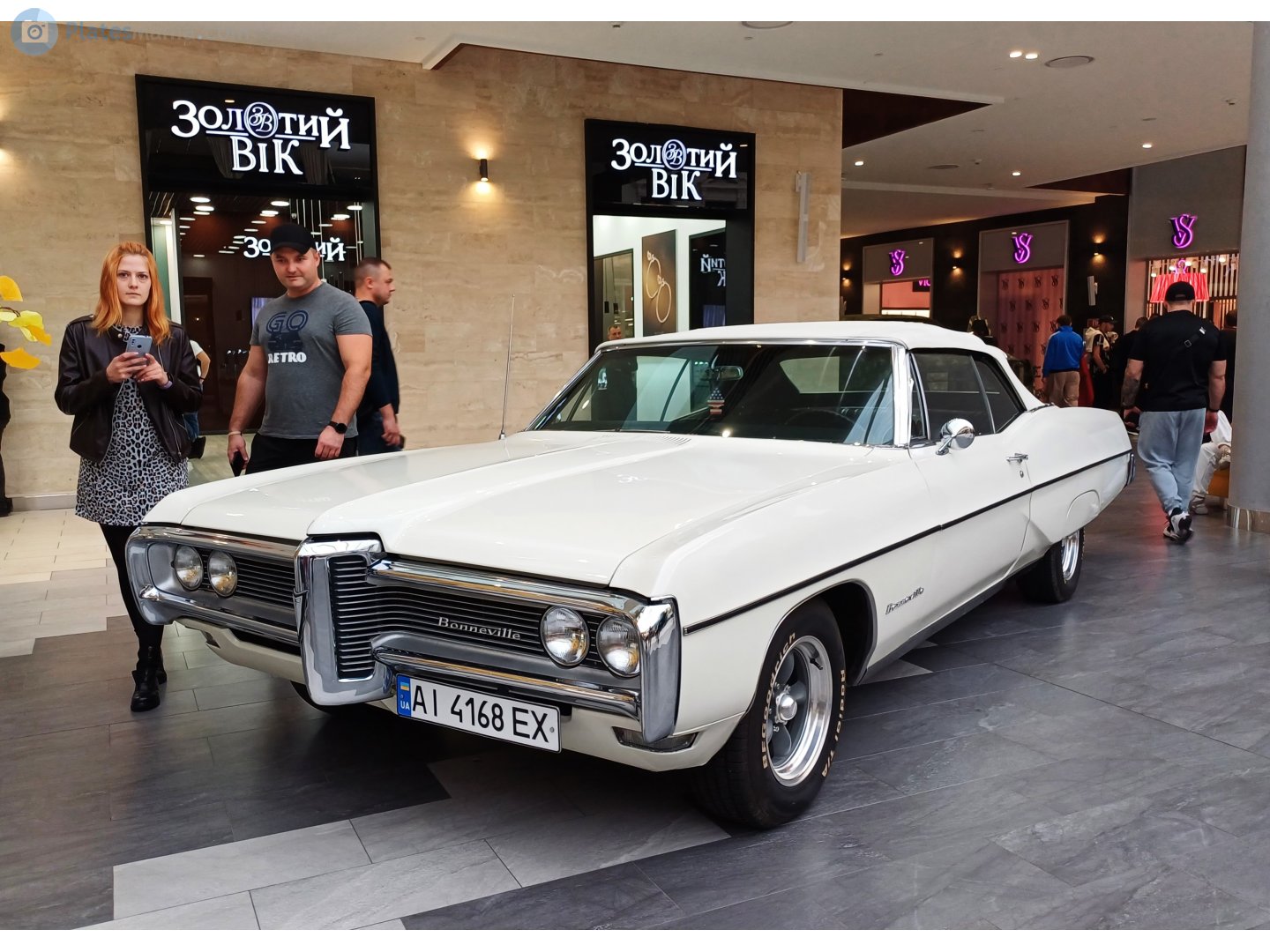 AI 4168 EX, Pontiac Bonneville 4th gen 1968 2-door Convertible (26267; B-body), 3rd facelift, 1967–1968