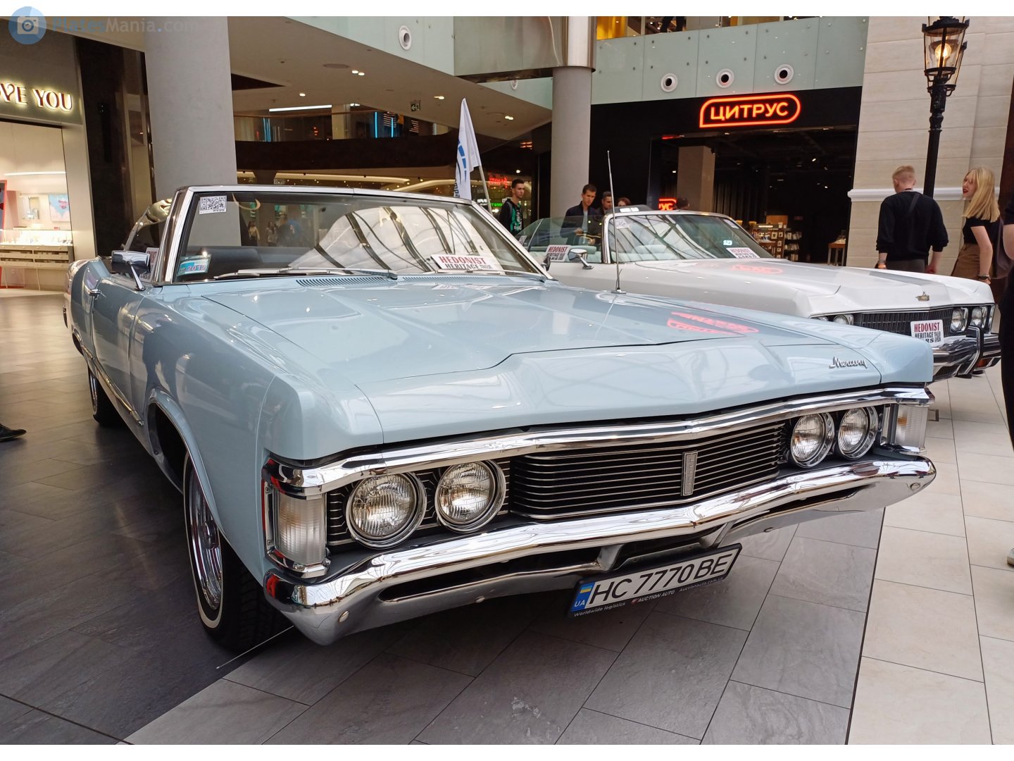 HC 7770 BE, Mercury Monterey 7th gen 1969 2-door Convertible (76A), 1968–1969