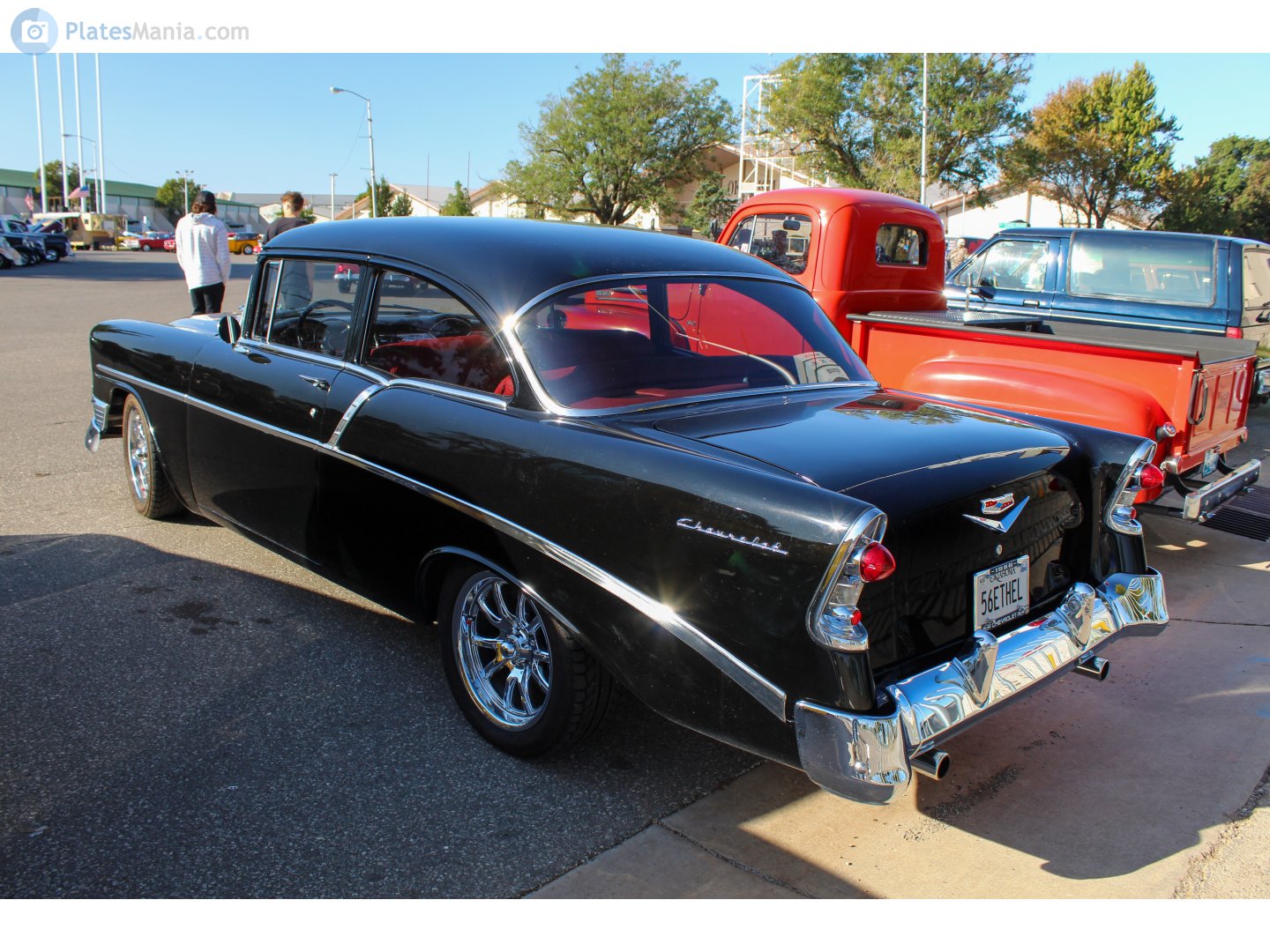 56ETHEL, Chevrolet 210 2nd gen 1956 2-door Sedan (2102-1011; A-body), 1st facelift, 1955–1956