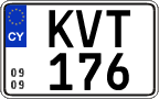 License plate of Cyprus, Regular plates