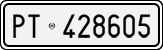 License plate of Italy, Cars (1927 year series)