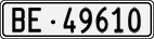 License plate of Switzerland, Cars