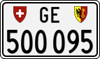 License plate of Switzerland, Cars
