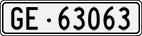 License plate of Switzerland, Cars
