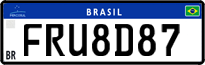 License plate of Brazil, Private owners (Mercosul)