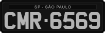 License plate of Brazil, Oldtimers (1990)