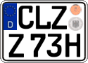 German license plate, Plates for oldtimers (type 