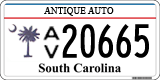 South Carolina, Antique Auto (1234,12345)