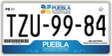 Puebla, Cars (AAA-00-00)