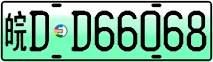 License plate of China, Electric vehicles