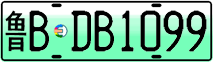 License plate of China, Electric vehicles