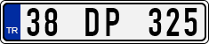 License plate of Turkey, Regular plates