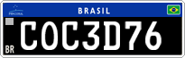 License plate of Brazil, Oldtimers (Mercosul)