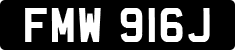 License plate of the United Kingdom, 1963 year system