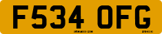 License plate of the United Kingdom, 1983 year system