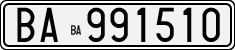 License plate of Italy, Cars (1927 year series)