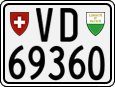 License plate of Switzerland, Motorcycles
