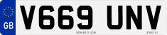 License plate of the United Kingdom, 1983 year system