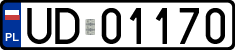License plates of Poland, Military