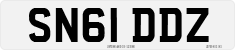 License plate of the United Kingdom, 2001 year system