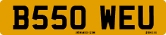 License plate of the United Kingdom, 1983 year system