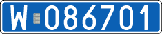 License plates of Poland, Diplomatic