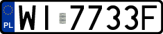 License plates of Poland, Regular car plates