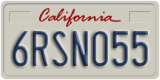 California, Passenger Car (1ABC234)