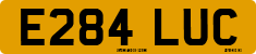 License plate of the United Kingdom, 1983 year system