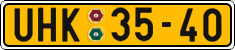 License plate of the Czech Republic, Commercial vehicles (1960)