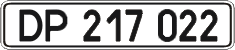 License plate Ukraine, Diplomatic