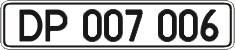 License plate Ukraine, Diplomatic